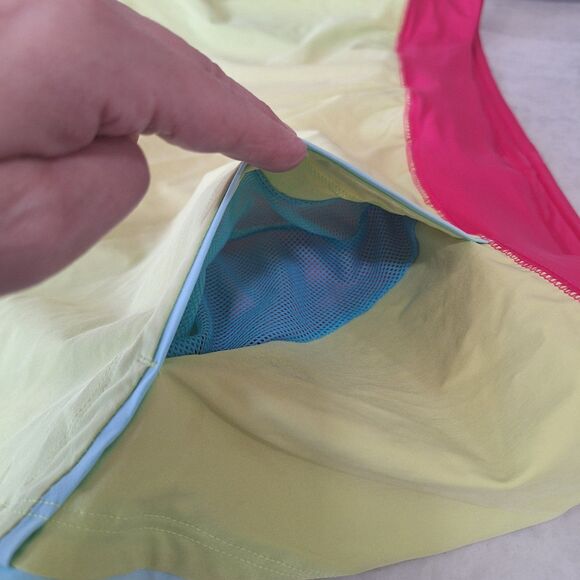 Lands' End Quick Dry Swim 5" Built in Panty Elastic Waist Swim Shorts Women's - Picture 7 of 10